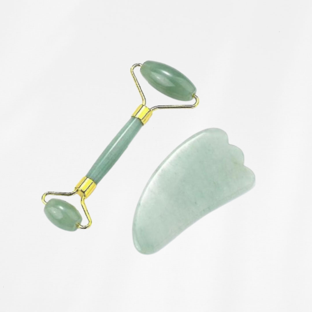 Gua Sha & Jade Roller Set - Image 3